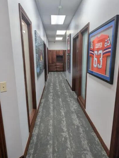 Hallway inside Robin Chiropractic in Omaha